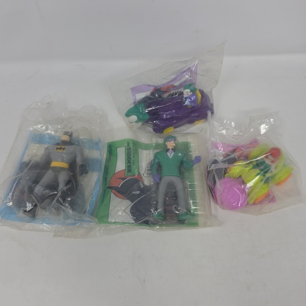 1993 McDonald's Toys Batman The Animated Series Vehicles 4 NIP DC Comics